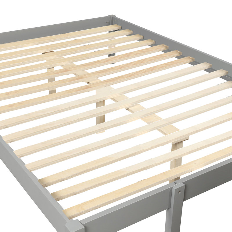 Harriet Bee Eligia Twin Over Full Solid Wood Standard Bunk Bed by